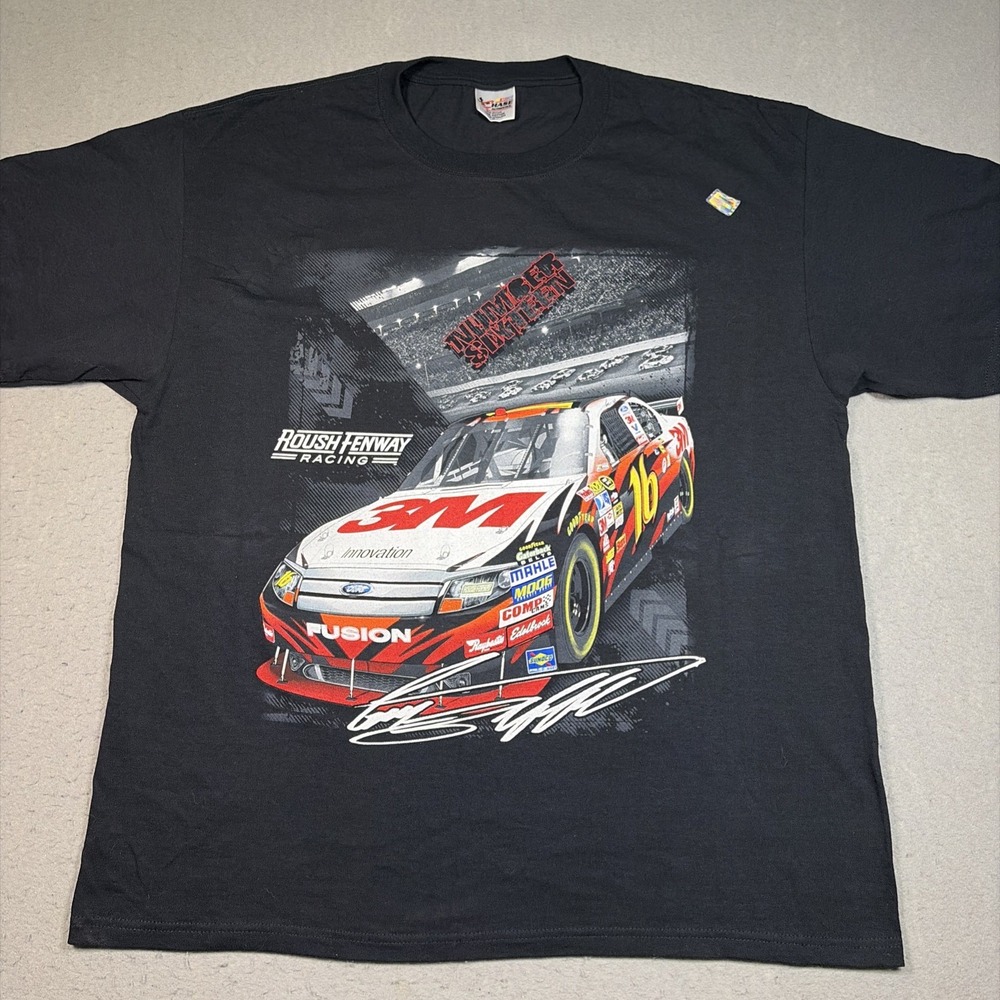 Greg Biffle Nascar Shirt Mens XL #16 3M Chase Authentics AOP graphic double side